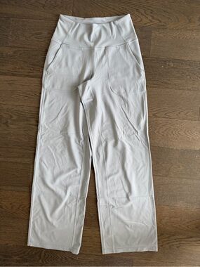 Lululemon Light Gray Align Wide Leg Pants (worn once!)